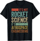 Funny Retro 80´s Rocket Science Aerospace Engineer T-Shirt - T-Shirt | Black