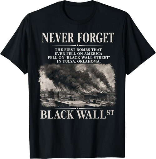 Black Wall Street Historical Illustration