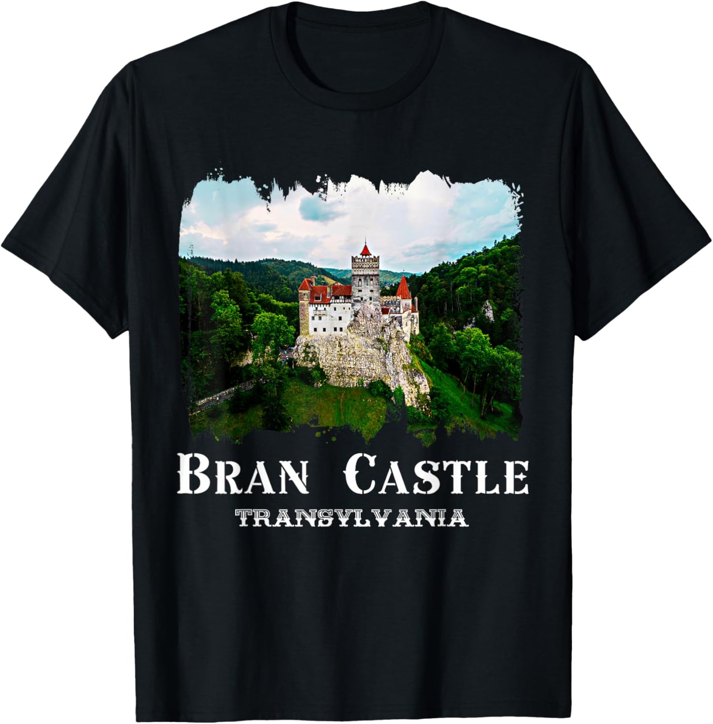 Bran Castle Romania Bran Castle T-Shirt - T-Shirt | Black