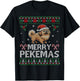Pekingese Dog Lover Christmas Ugly Xmas Sweater Peke Gift Women Kids T-Shirt - T-Shirt | Black