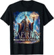Mythothreads Arthurian Mythology Merlin Mystical Wizard of the Round Table Magical Sorcerer , Small, Black T-Shirt - T-Shirt | Black
