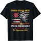 7th Special Forces Group US Flag Veteran 7th SFG Patriotic T-Shirt - T-Shirt | Black