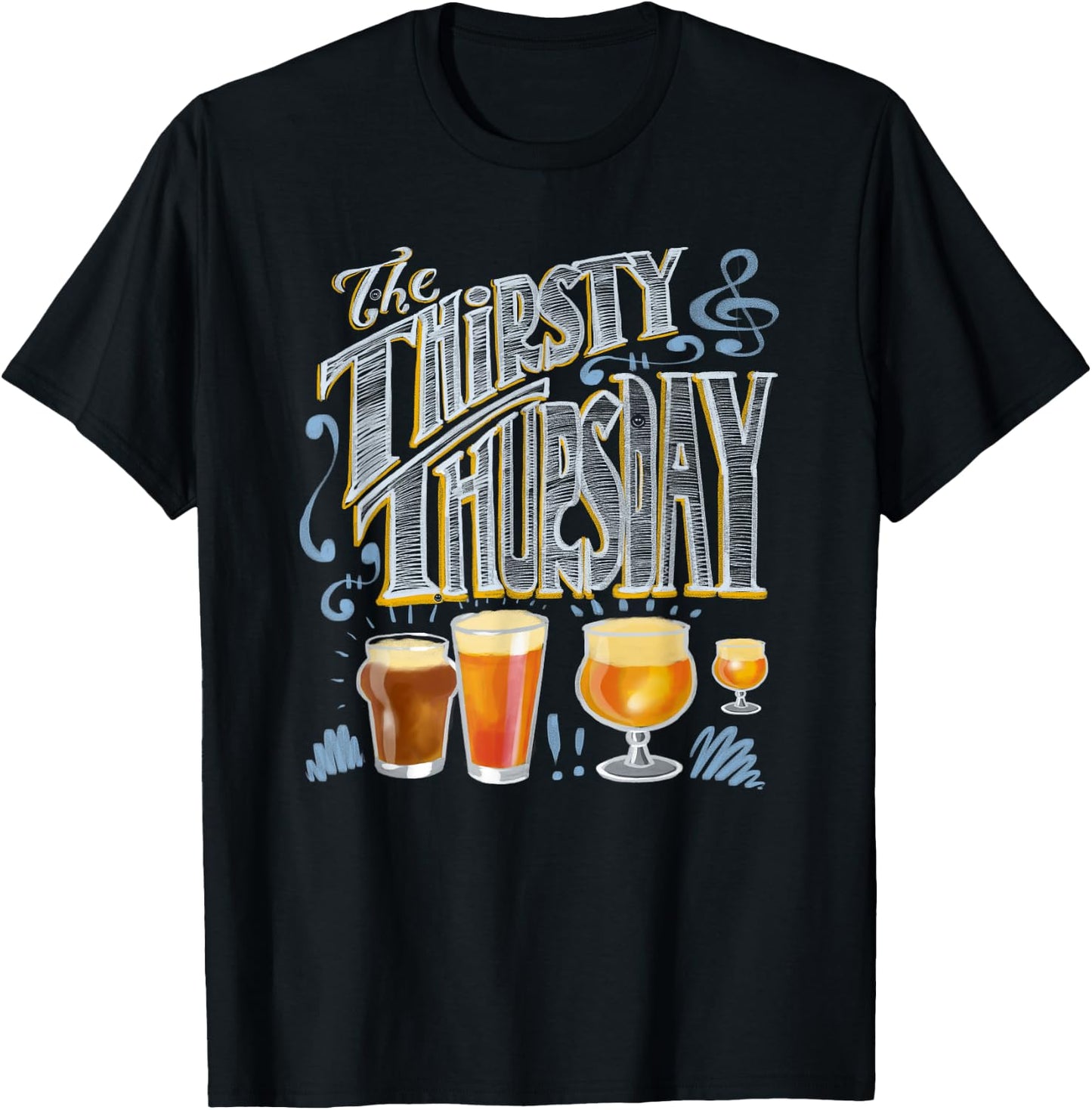 Thirsty Thursday beer T-Shirt - T-Shirt | Black