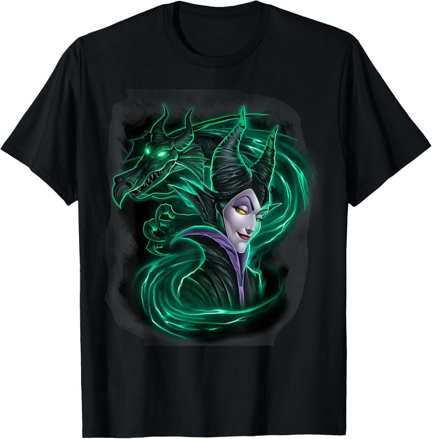 Disney Sleeping Beauty Maleficent Dark Magic Graphic T-Shirt - T-Shirt | Black