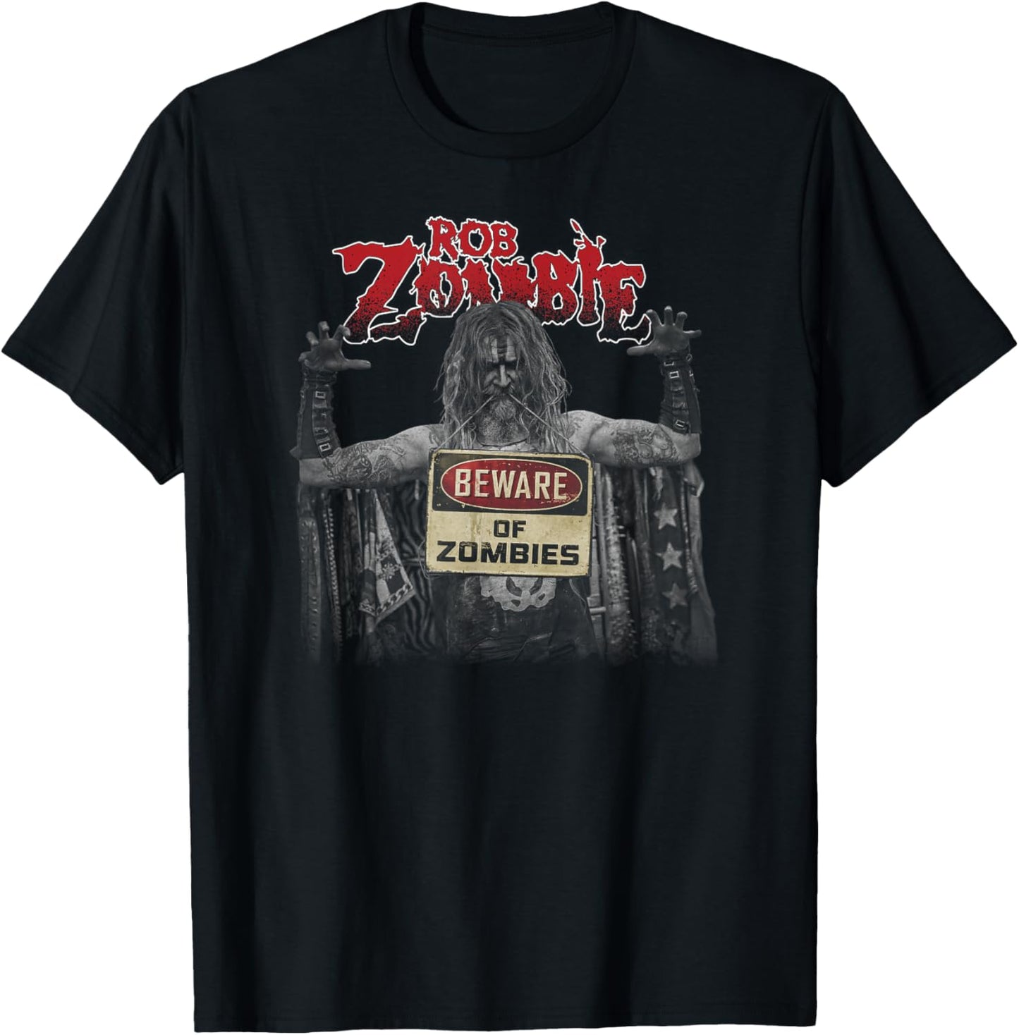 Rob Zombie – Beware Of Zombies T-Shirt - T-Shirt | Black