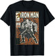 Marvel Avengers Iron Man Original Old School Comic Cover T-Shirt - T-Shirt | Black