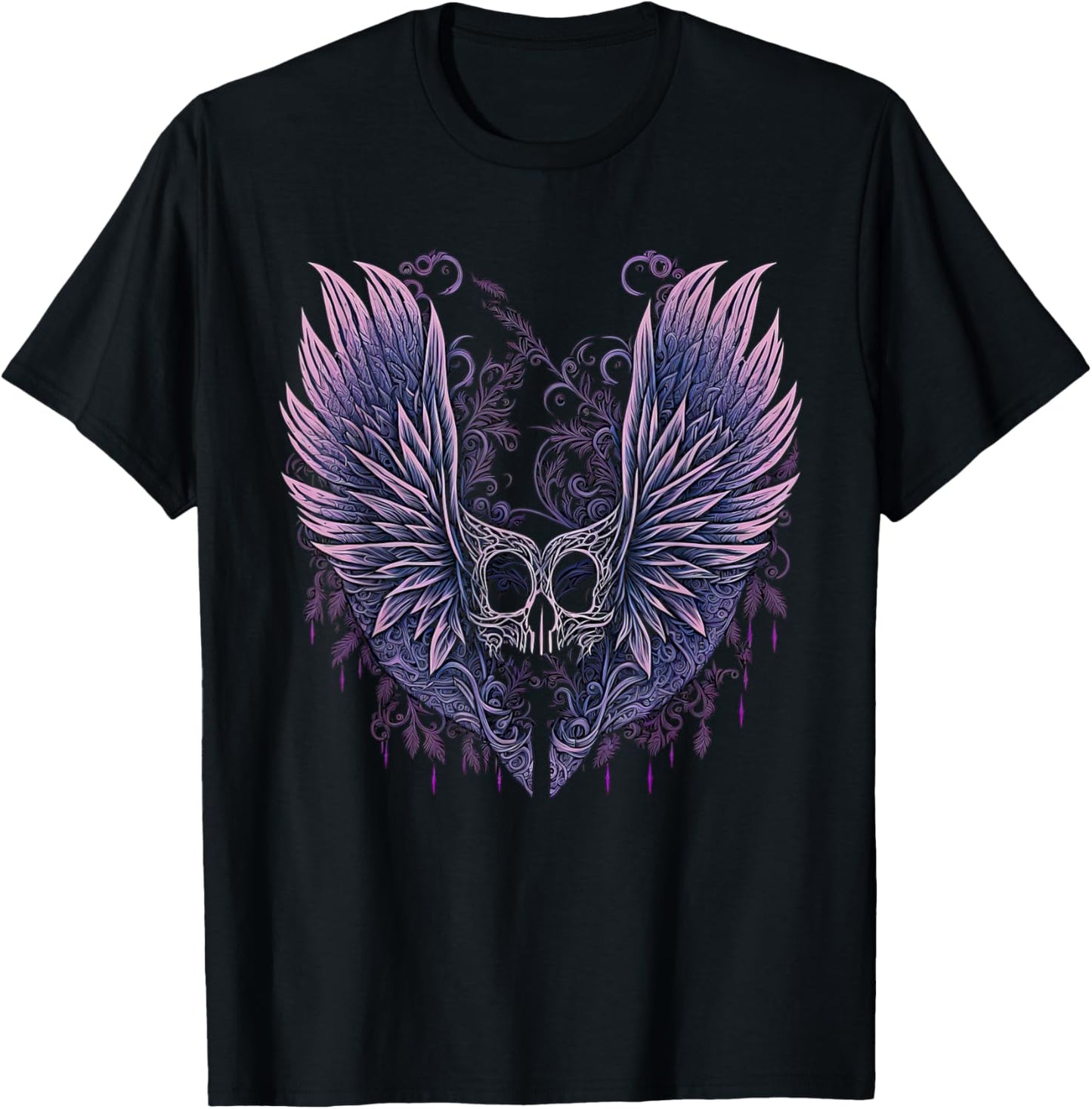 Goth Fairycore Aesthetic gothic fairy Aesthetic T-Shirt - T-Shirt | Black