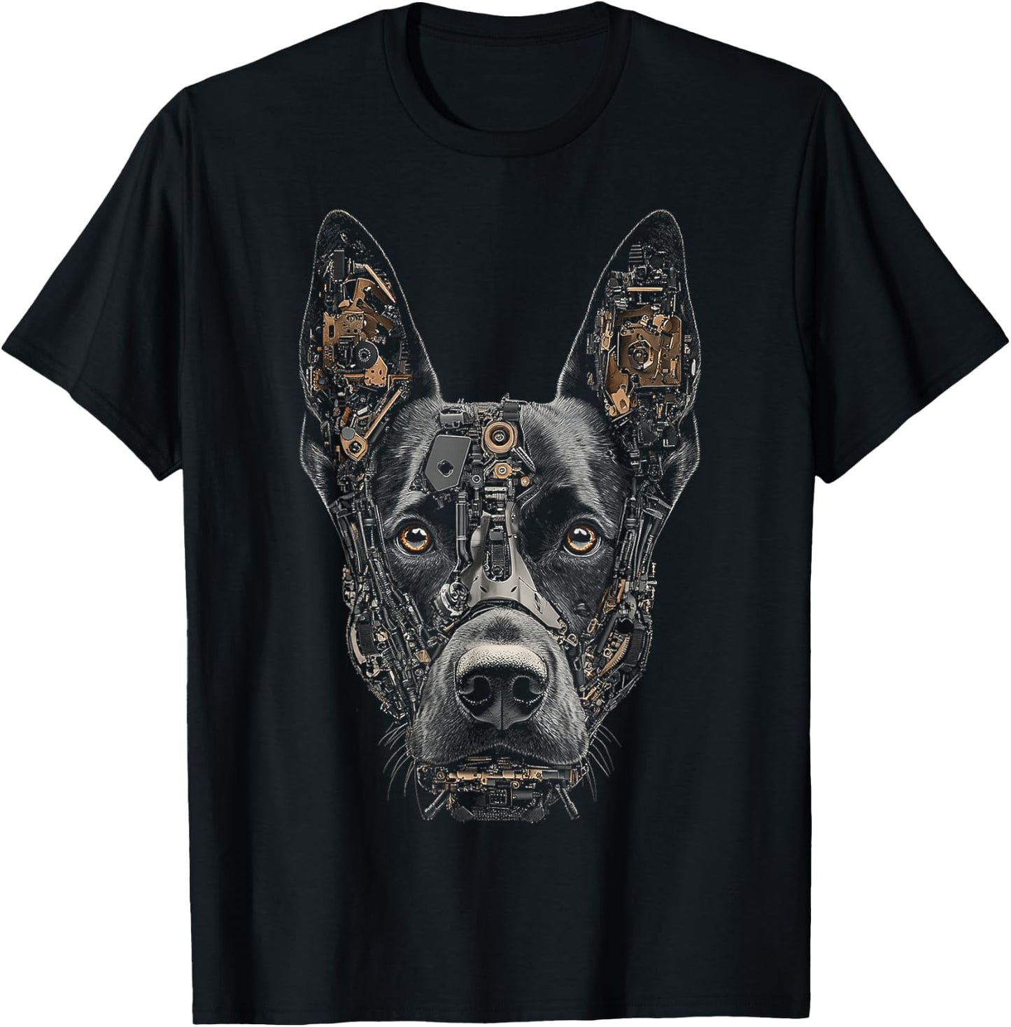 Belgian Malinois Dog Graphic Pet Art Belgian Malinois Women Kids T-Shirt - T-Shirt | Black