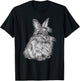 Lionhead Bunny Rabbit Cute T-Shirt - T-Shirt | Black