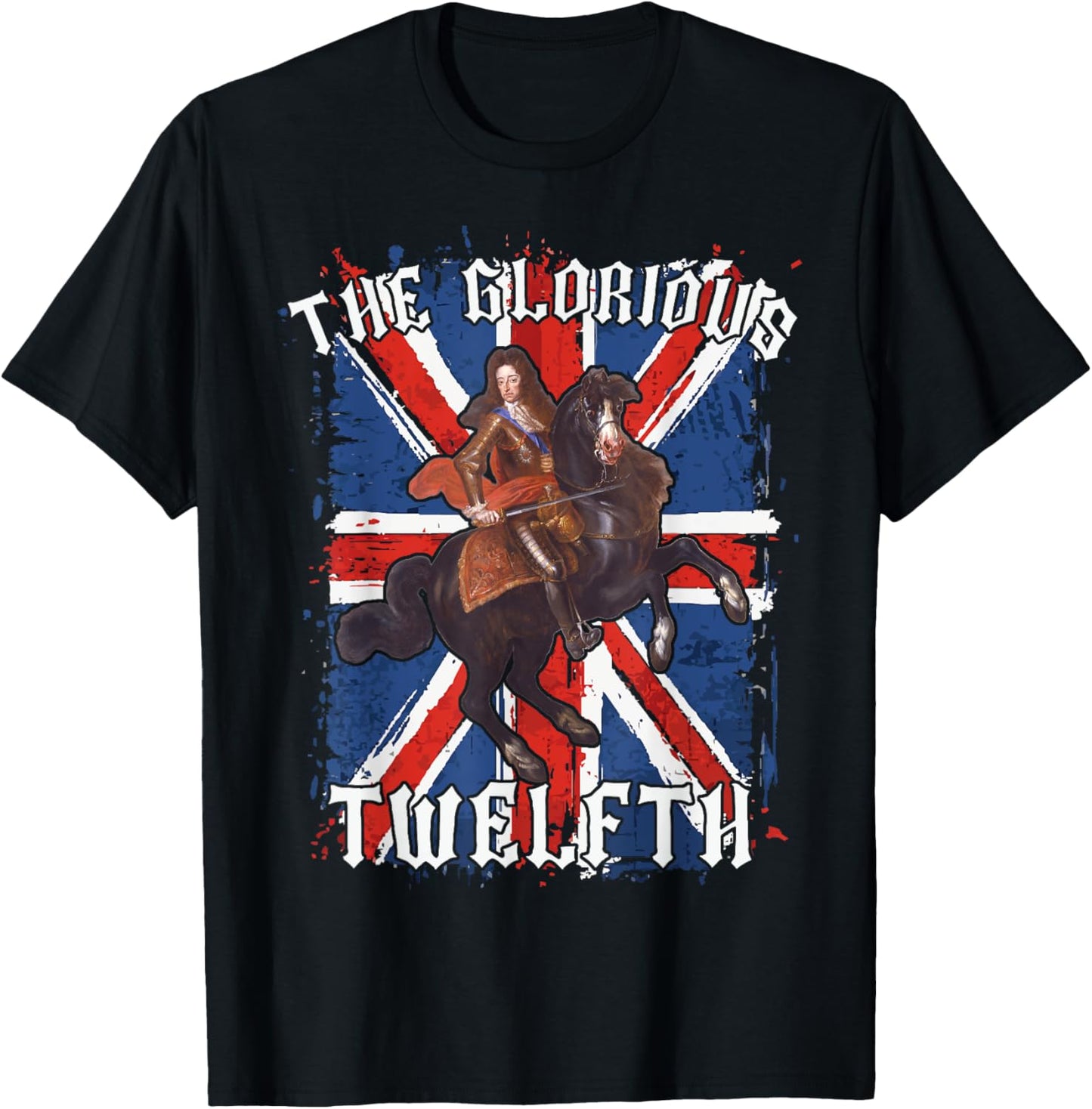 Glorious Twelfth King William of Orange kids shirt Orangemen T-Shirt - T-Shirt | Black
