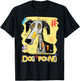 Confused Dog Worried About The Pound Sign Fun Pun Wordplay Men Women T-Shirt - T-Shirt | Black