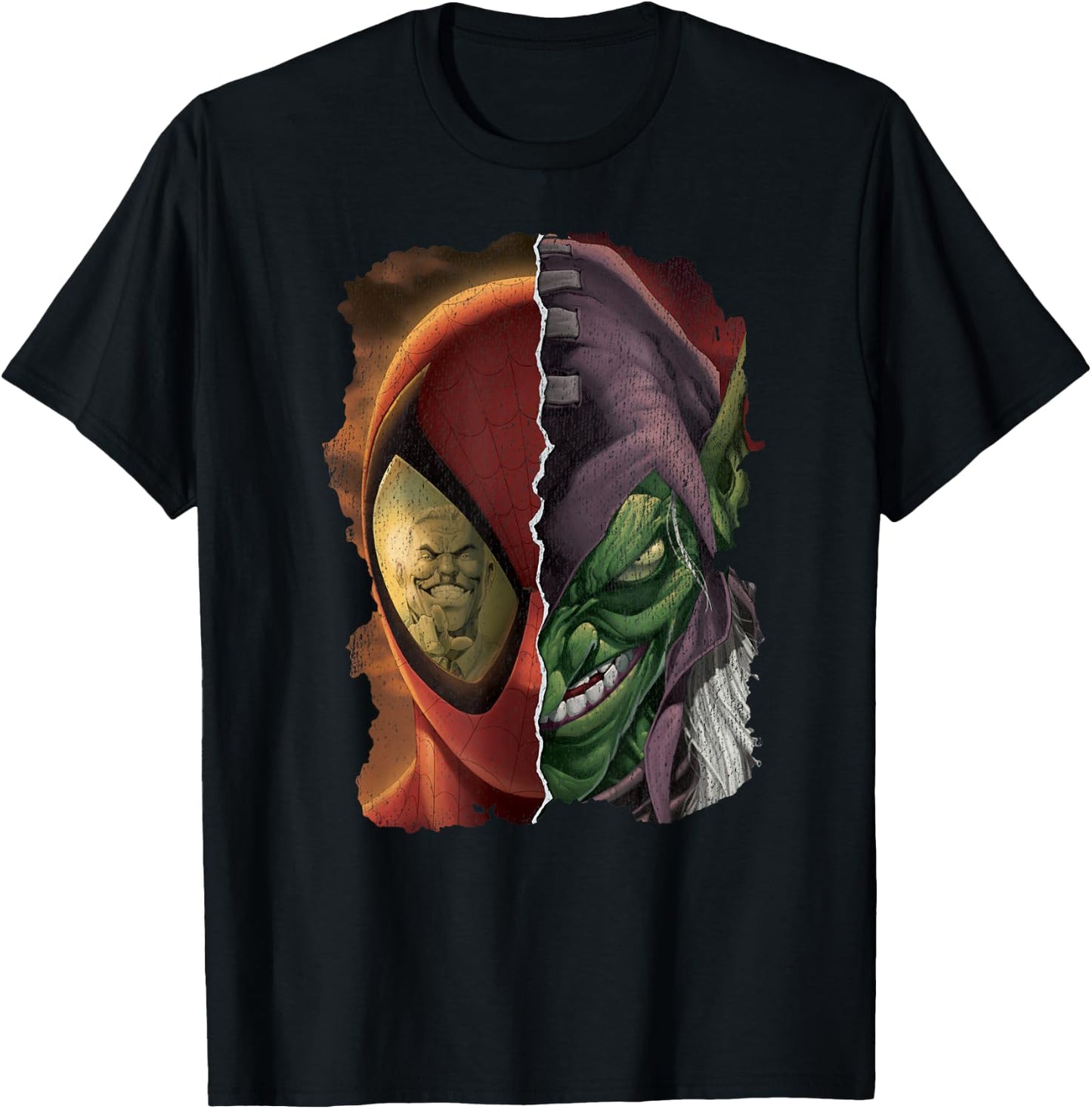 Marvel Spider-Man vs. Green Goblin T-Shirt - T-Shirt | Black