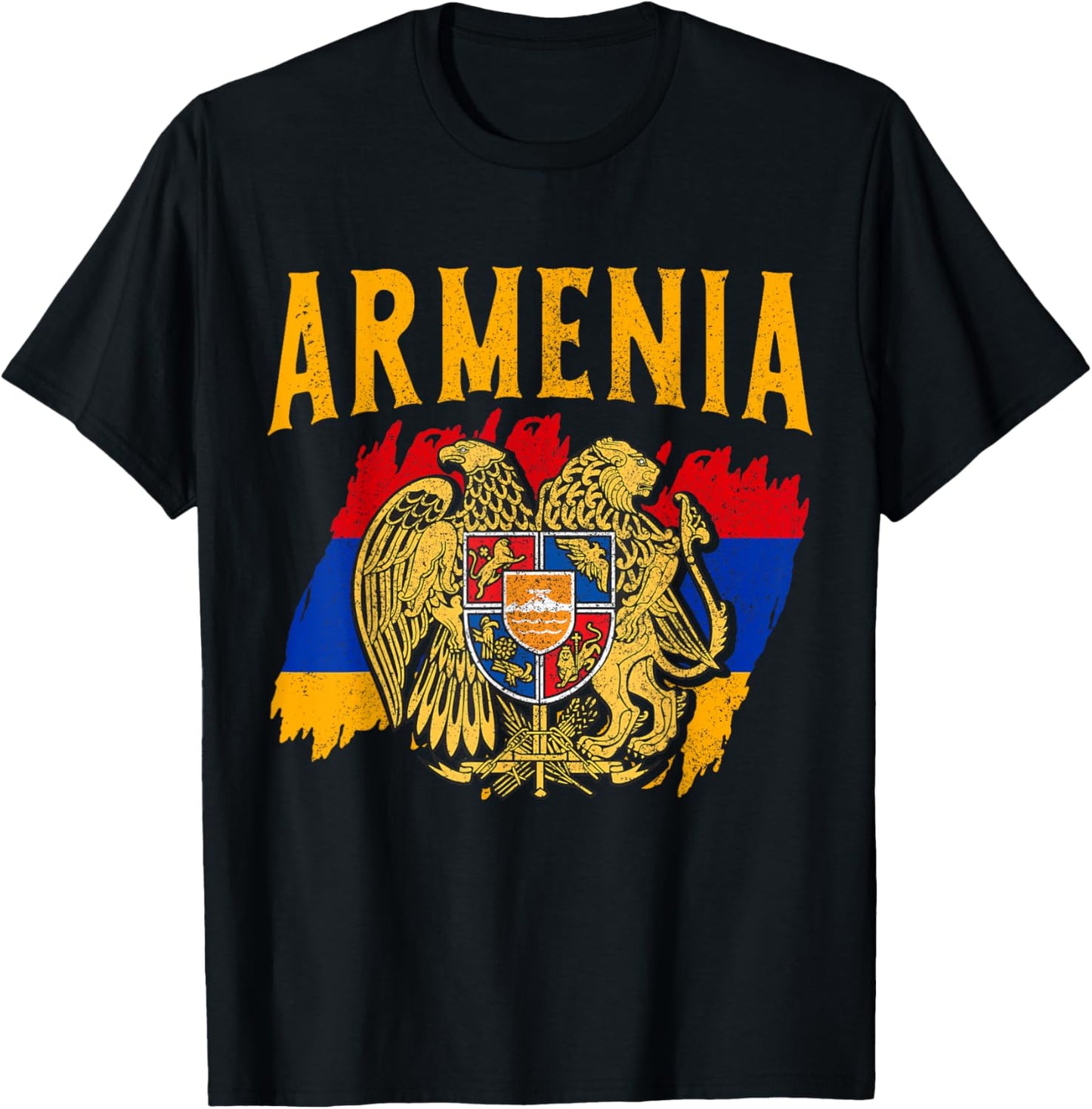 Armenia Pride Armenian Flag Roots Heritage T-Shirt - T-Shirt | Black
