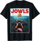 Funny Rottie Rottweiler Jowls Burger, Giant Tank Dog Mom Dad T-Shirt - T-Shirt | Black