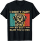 I Didn't Fart Funny Retro Golden Retriever T-Shirt - T-Shirt | Black