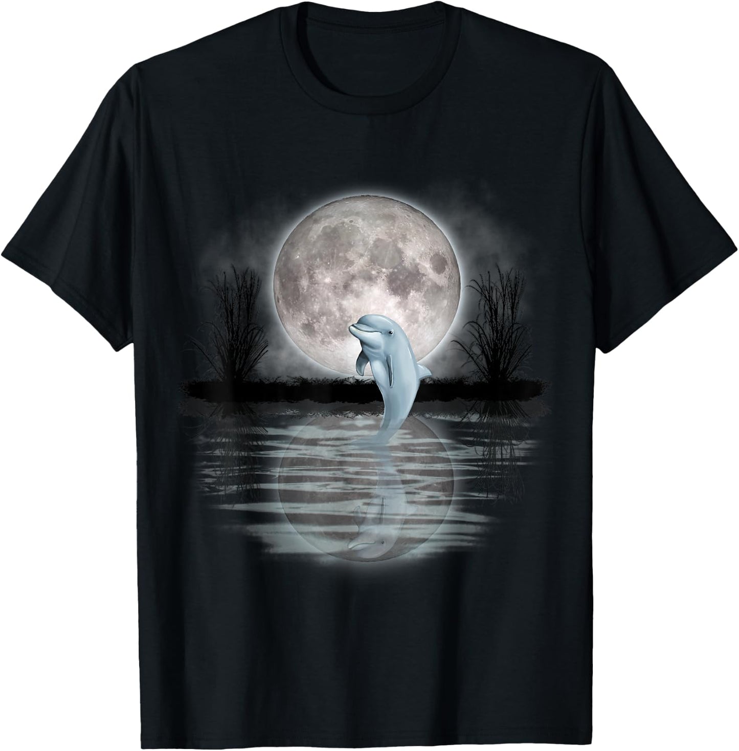 Save the Dolphin Dolphin Gift Girls Women T-Shirt - T-Shirt | Black