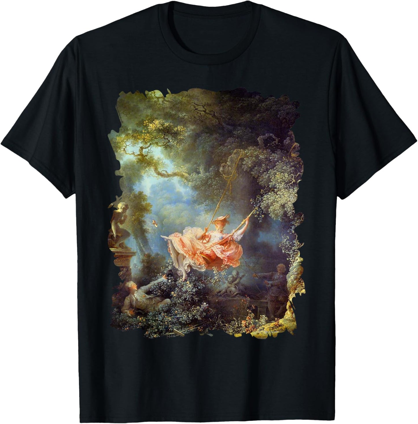 The happy accidents of the swinging famous painting T-Shirt - T-Shirt | Black