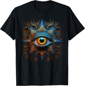 Evil Eye symbol of protection Spiritual Esoteric T-Shirt - T-Shirt | Black