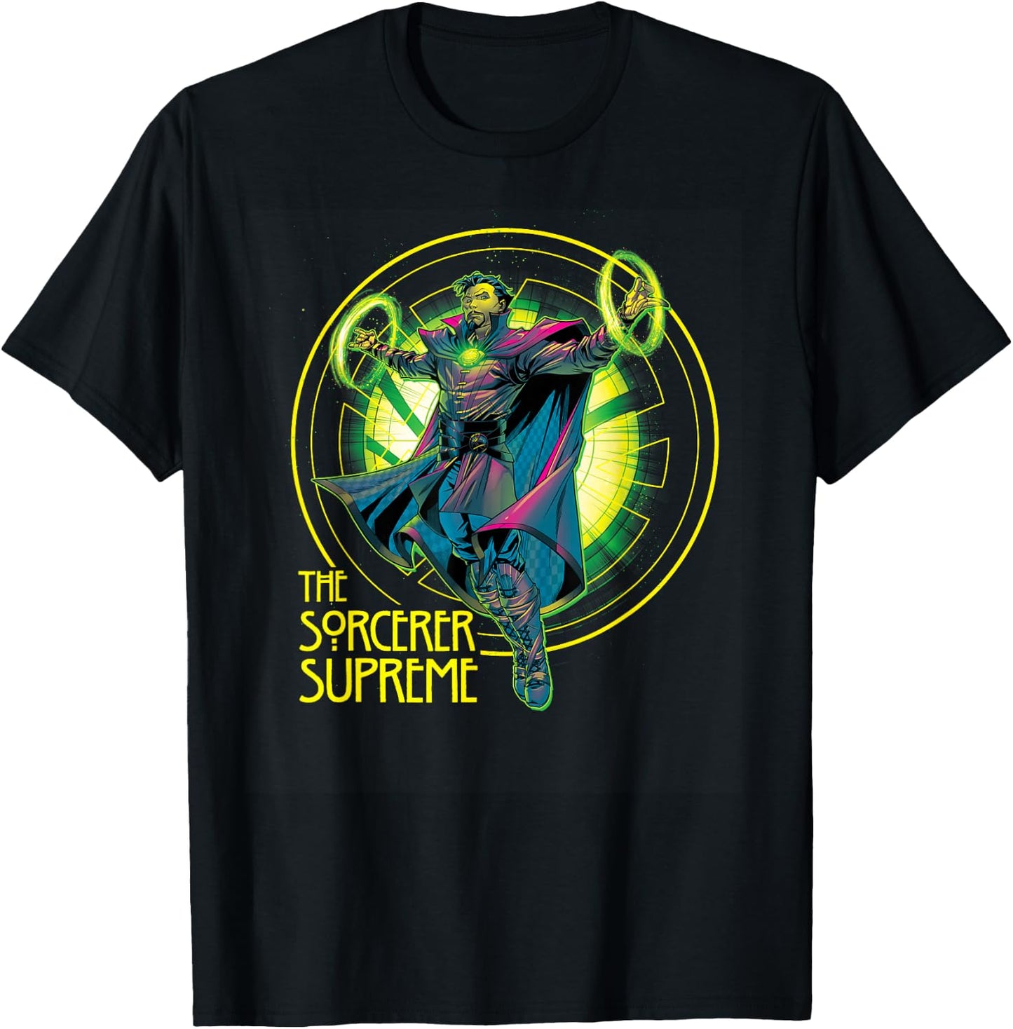 Marvel Doctor Strange The Sorcerer Supreme T-Shirt - T-Shirt | Black