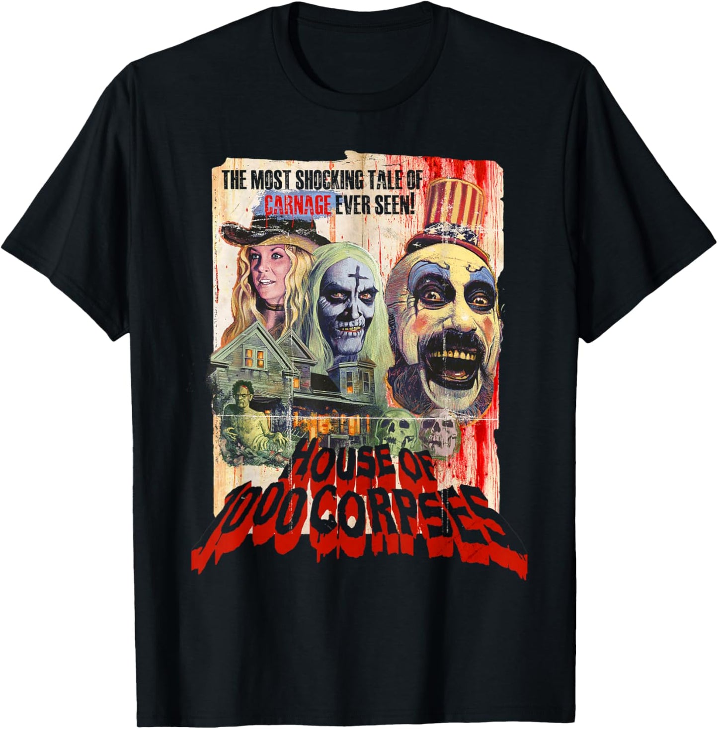 Rob Zombie – Pulp Poster , Black, S T-Shirt - T-Shirt | Black