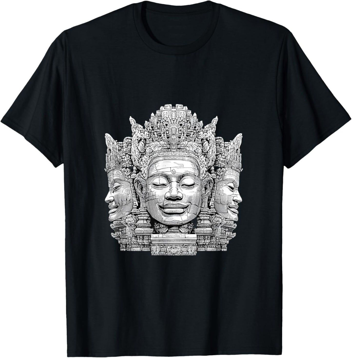 Angkor Wat Cambodia - Explore Ancient Temples T-Shirt - T-Shirt | Black