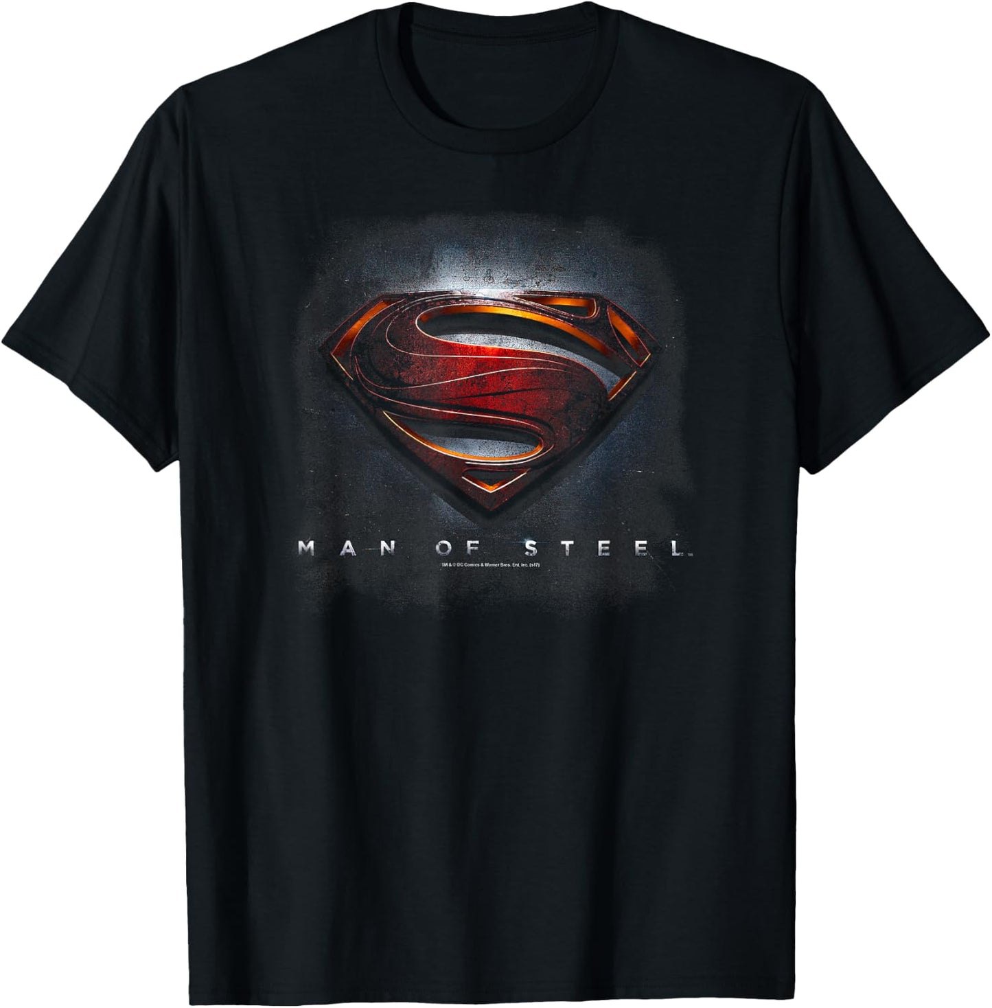 Superman Man of Steel Movie Shield T-Shirt - T-Shirt | Black