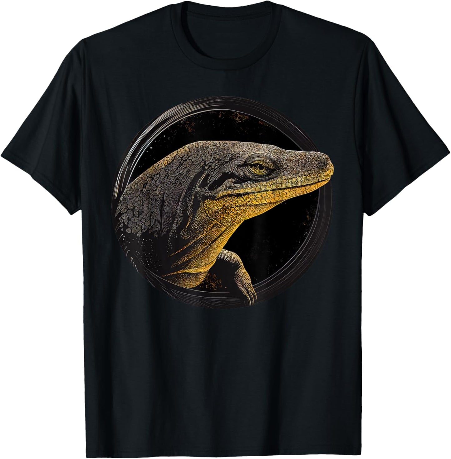 Comodo Dragon Animal Lover Wildlife Comodo Dragons T-Shirt - T-Shirt | Black