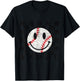 Baseball Smile Checkered Funny Sport Humor T-Shirt - T-Shirt | Black