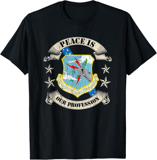 Strategic Air Command SAC Veteran Gifts T-Shirt - T-Shirt | Black
