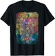 Tree Of Life Sacred Geometry Retro Vintage Graphic Print T-Shirt - T-Shirt | Black