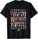 Marvel Legends Series Legendary Collector Checklist T-Shirt - T-Shirt | Black