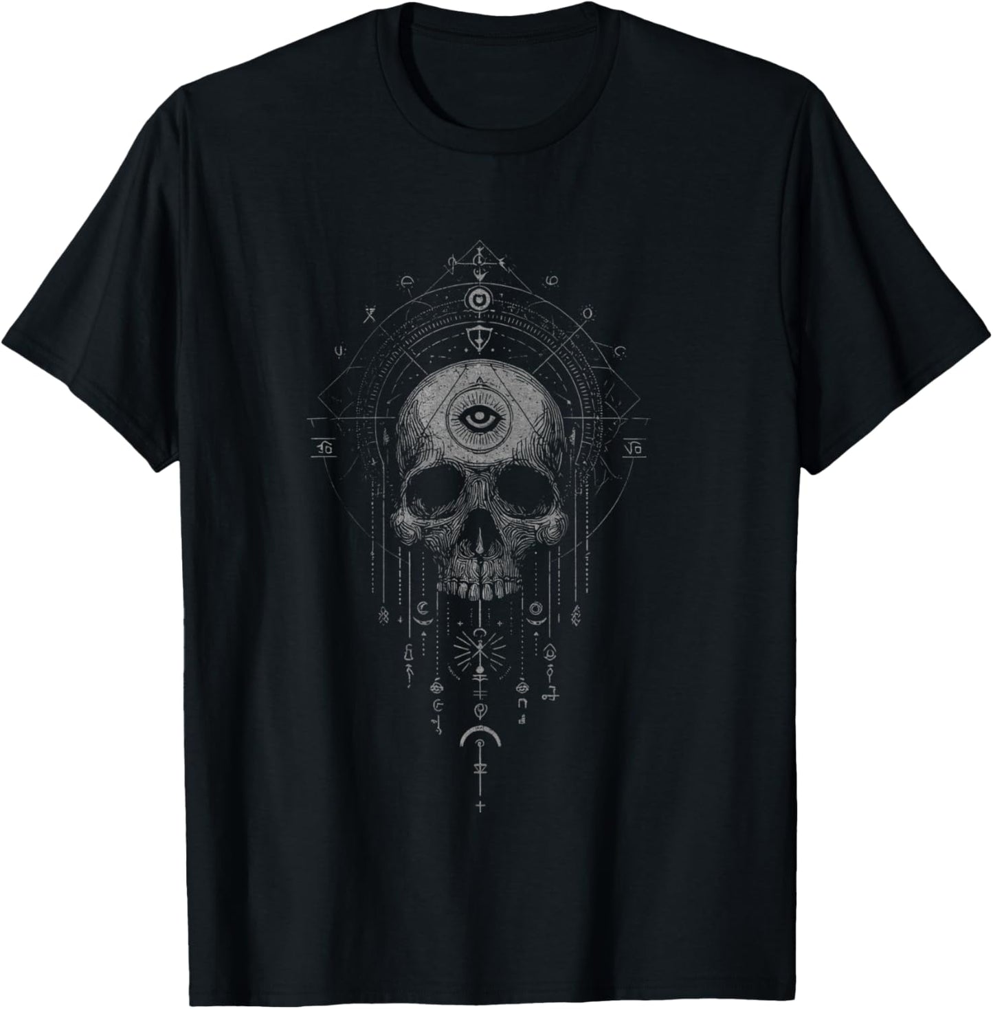 Gothic Punk Dark Fashion Y2k Streetwear Vintage Damen Herren Langarmshirt T-Shirt - T-Shirt | Black