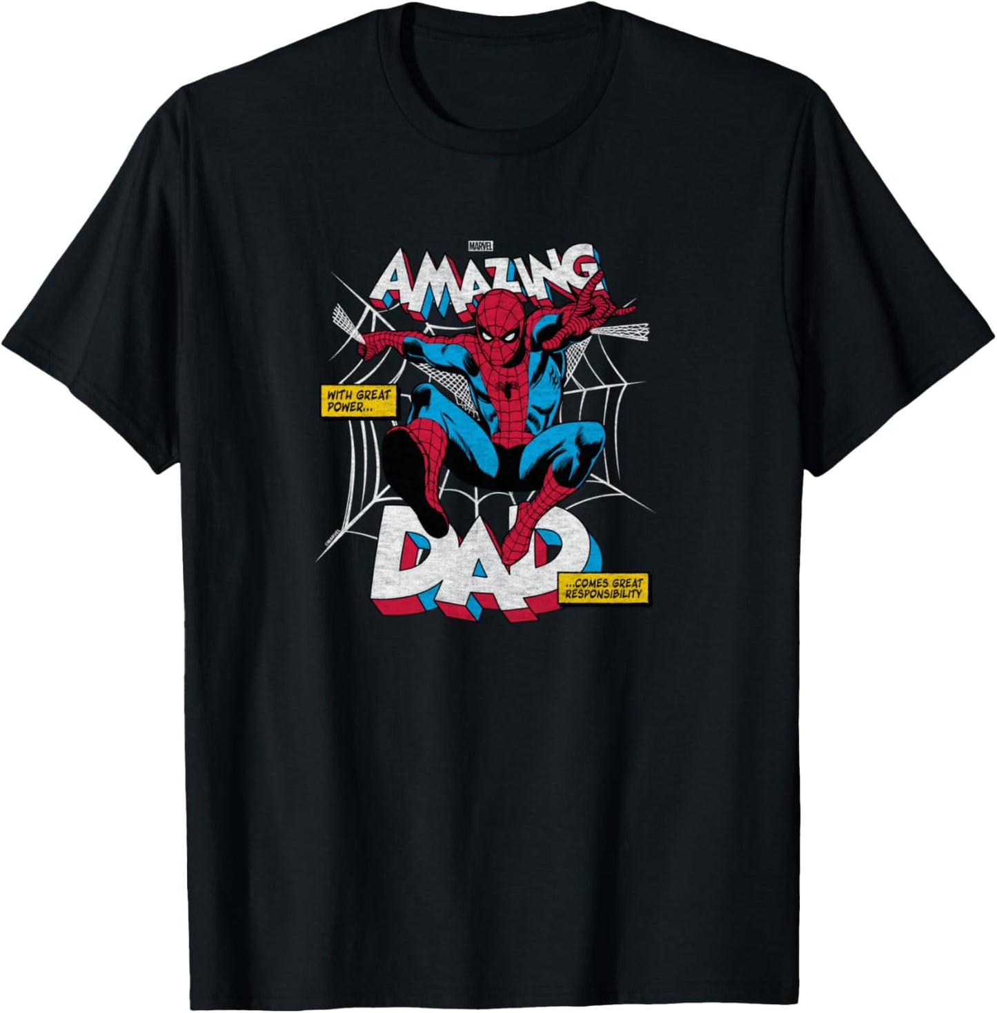 Spider-Man - Amazing Dad T-Shirt - T-Shirt | Black