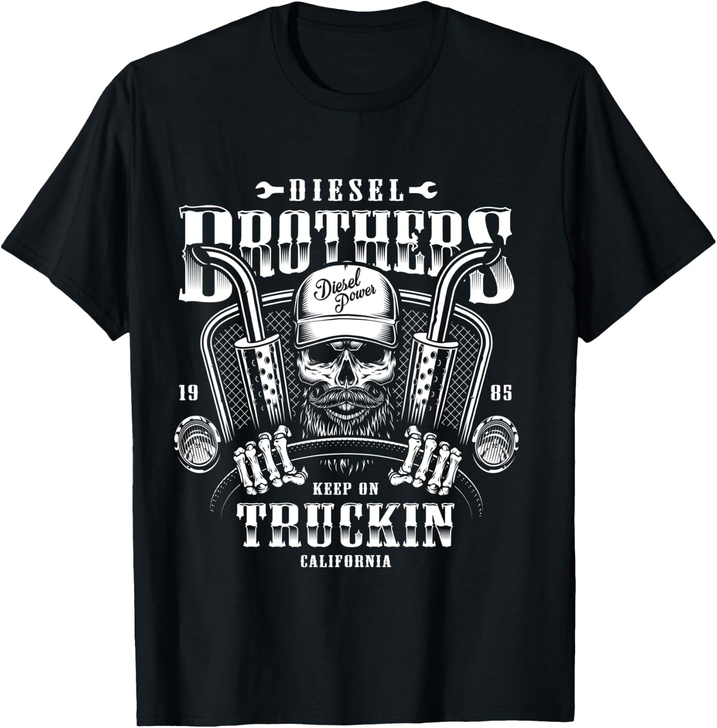 Diesel Brothers Keep On Truckin T-Shirt - T-Shirt | Black