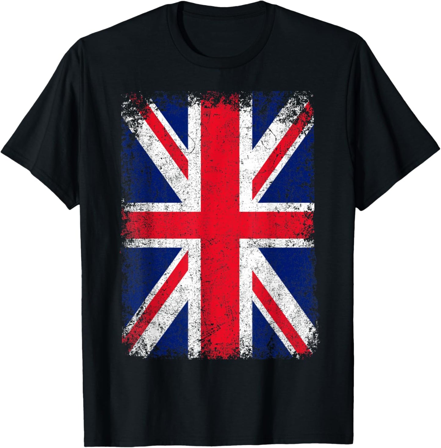 Union Jack Flag United Kingdom Great Britain England T-Shirt - T-Shirt | Black