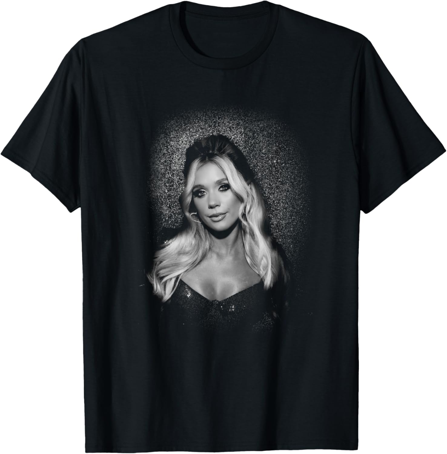 Megan Moroney Am I Okay B&W Portrait T-Shirt - T-Shirt | Black