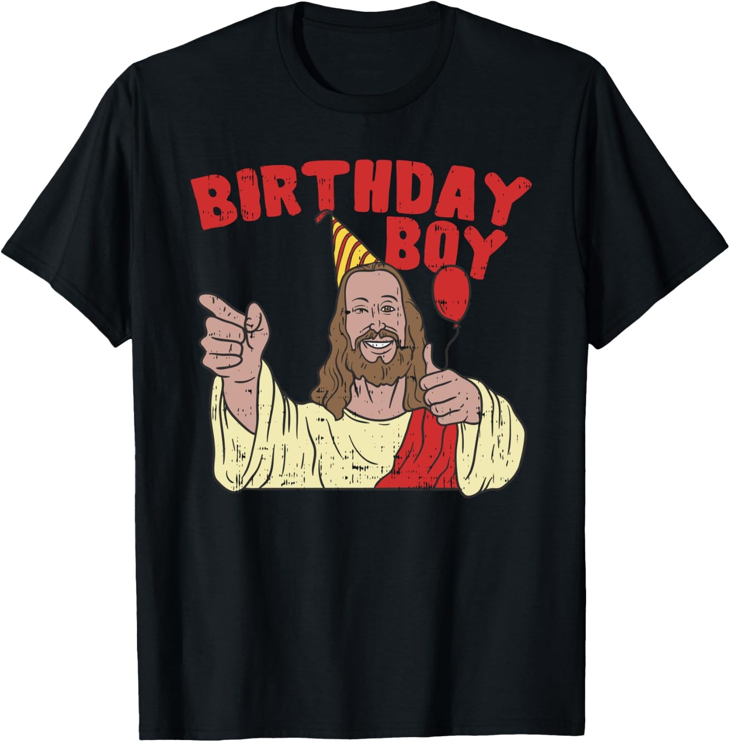 Christmas Birthday Boy Funny Jesus Religion Christian Gift T-Shirt - T-Shirt | Black