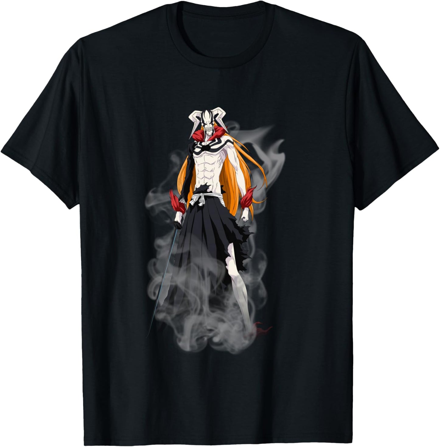 Bleach New Hollow Ichigo Creepy Form Anime T-Shirt - T-Shirt | Black