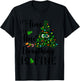 It's Fine I'm Fine Everything Is Fine Funny Cat Christmas T-Shirt - T-Shirt | Black