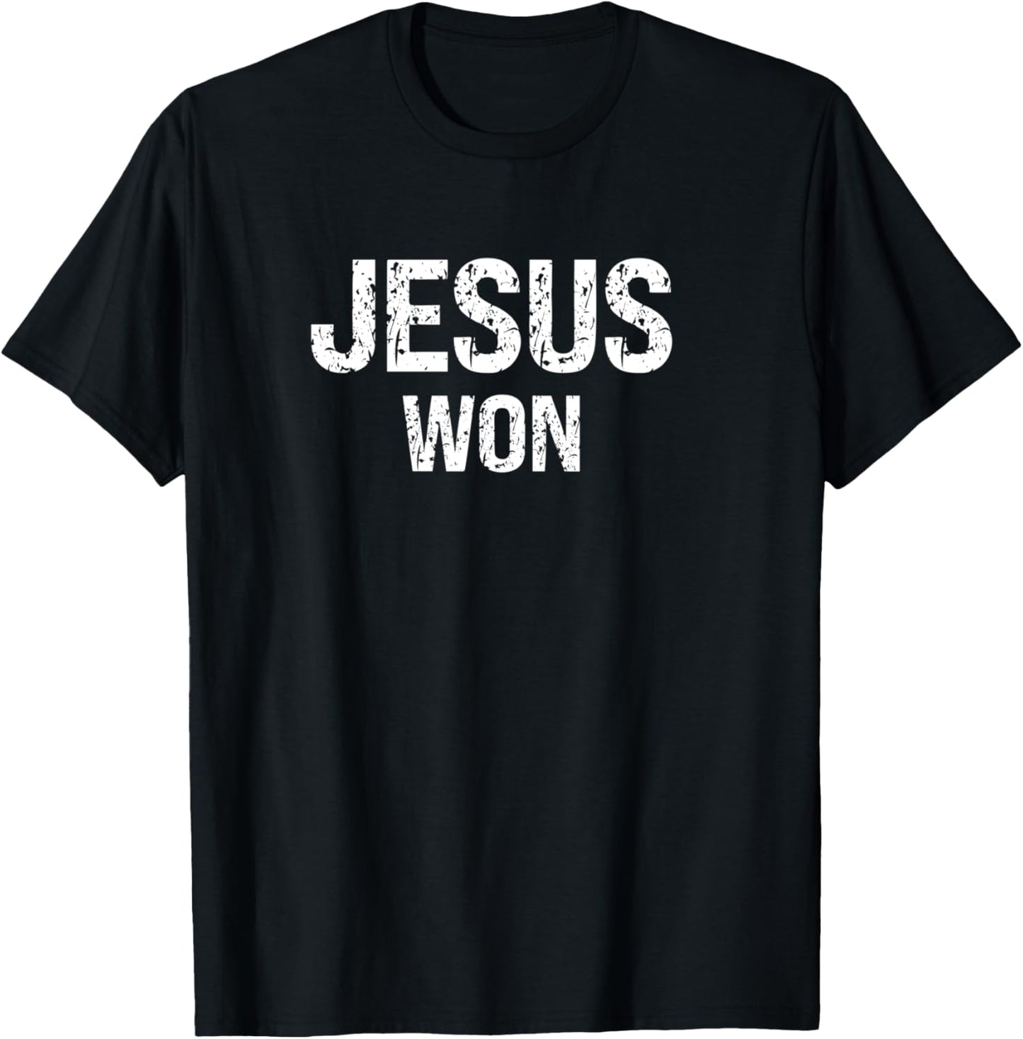 Jesus Won T-Shirt - T-Shirt | Black