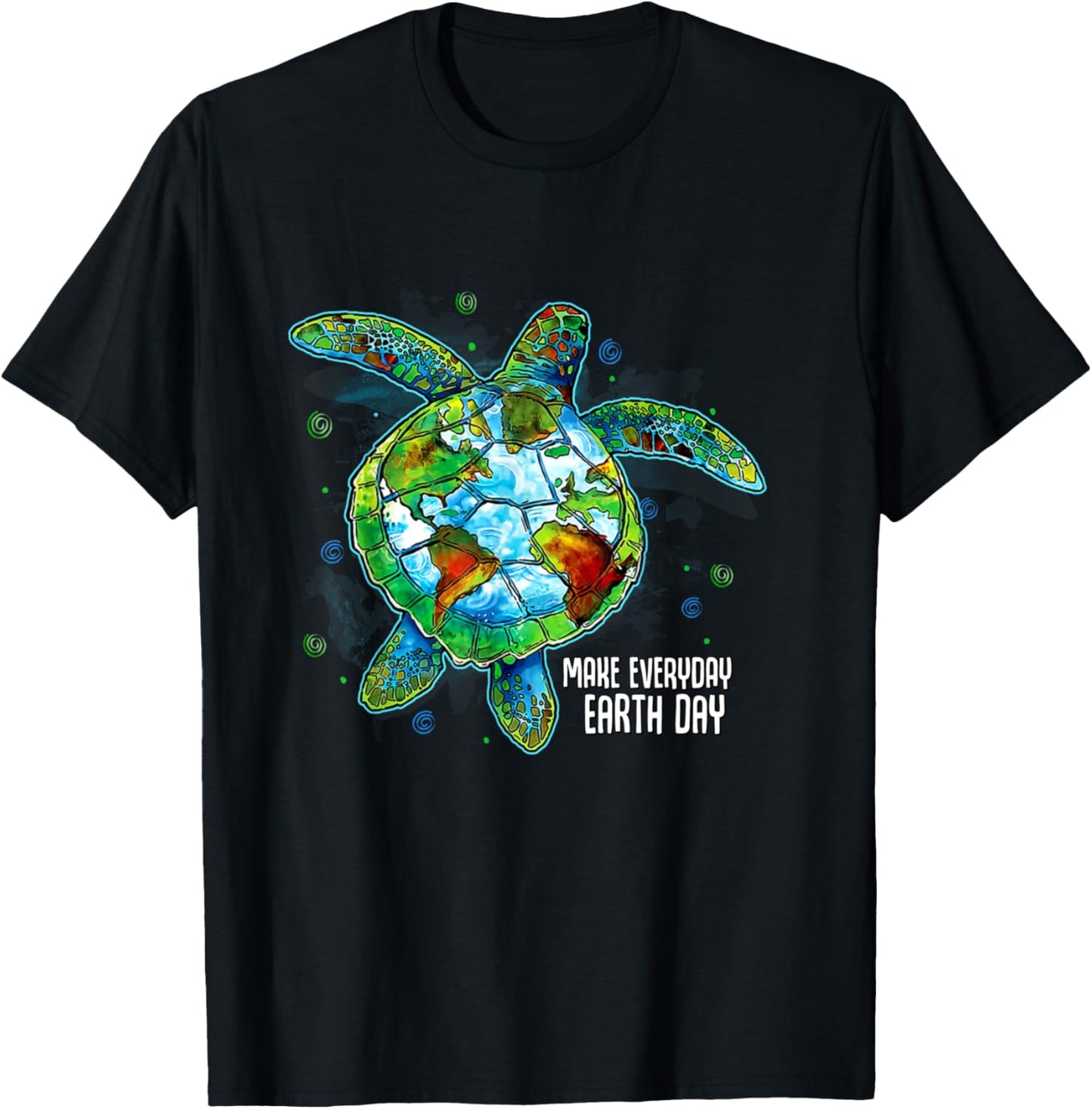 Happy Earth Day Shirt Cute Earth Day 2024 Men Women Kids T-Shirt - T-Shirt | Black