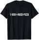 Pizza Phone Number T-Shirt - T-Shirt | Black