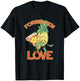 Funny Pineapple Pizza Forbidden Love Graphic Design T-Shirt - T-Shirt | Black