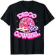 Western Cowgirl Yeehaw Pink Disco Ball Cowboy Boots & Hat T-Shirt - T-Shirt | Black